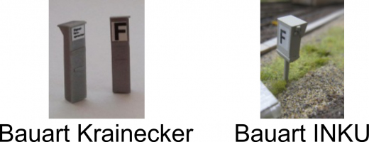 Krois-Modell Hauptsignal 4-begriffig mit Verschubsignal, Spur N