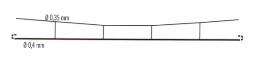 Sommerfeldt 442, Profi -Fahrdraht, Länge 160 mm (Oberleitung), 5 Stück
