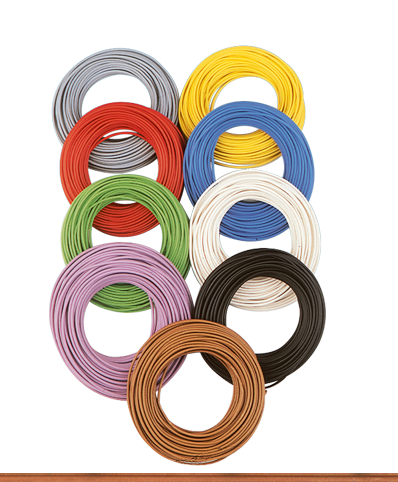 Brawa 32406, Flexible Decoder Wire, 0.05 mm², 10-m-ring, orange