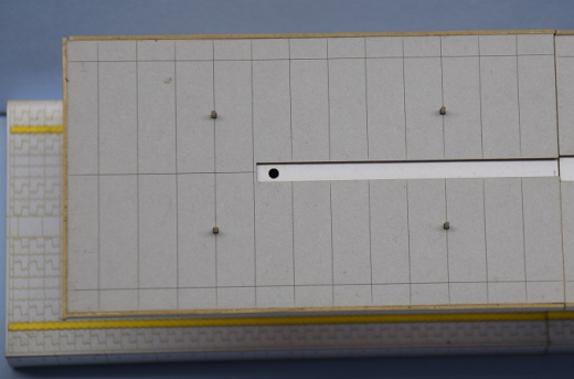 LaserCraft 91-312, Modernes Bahnsteigdach der ÖBB, 2x Endteil je 117mm Lang, bis 75mm breite