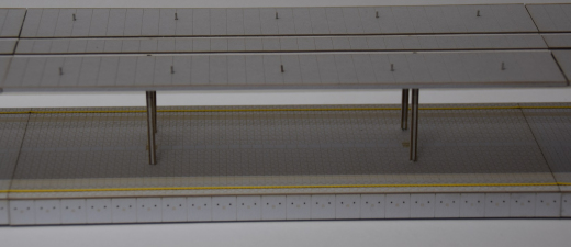 LaserCraft 91-313, Modern platform platform of ÖBB, middle section 250 mm long, from 80 mm