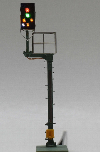Krois-Modell KS1046, KS main signal 1: 120 left, with caution signal, pre-signal repeater