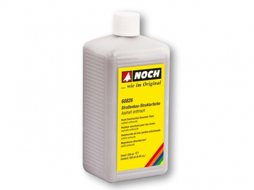 Noch 60826, Structured Road Construction Paint, asphalt anthracite, 250 ml