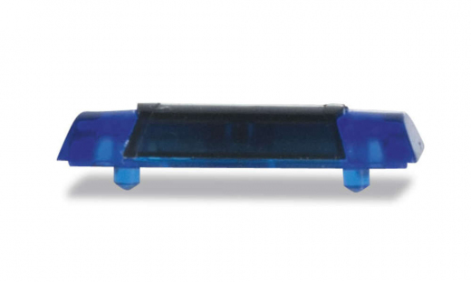 Herpa 053419, Accessories warning bar Hella RTK-7, blue transparent (10 pieces)