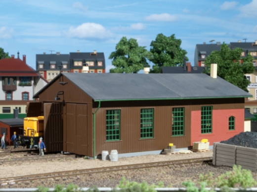 Auhagen 11332, Two-tier locomotive shed