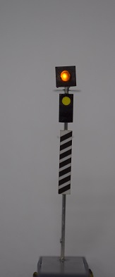 Krois model EKÜS, level crossing monitoring signal from 1945 of the ÖBB