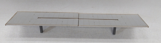 LaserCraft 93-312, Modern platform roof from the ÖBB, 2x end pieces each 117mm long