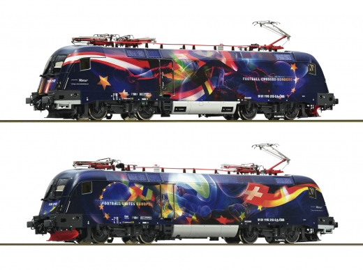 Roco 7510062, Electric locomotive Rh 1116 “Football unites Europe”, ÖBB