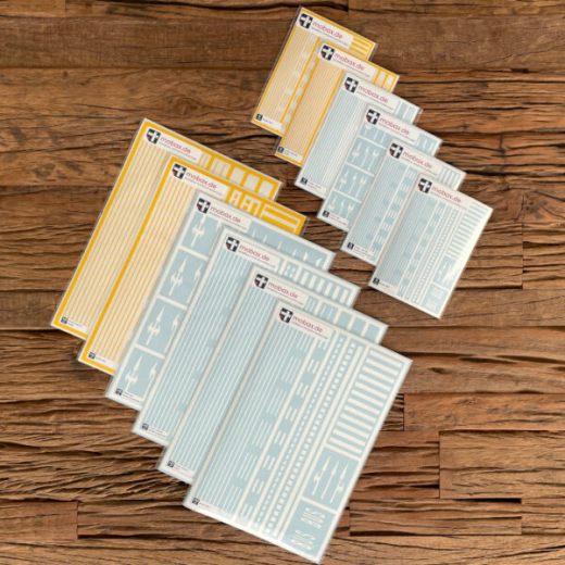 Mobax AU-W-01-N, Linien-Set #1 Ortsgebiet weiß (AU)