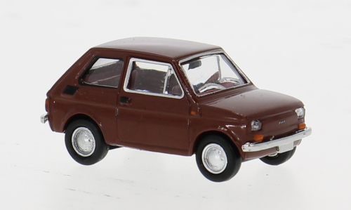 Brekina 22372, Brekina Drummer Fiat 126, hellbraun 1972, 1:87