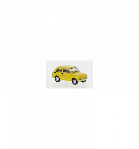 Brekina 22371, Brekina Drummer Fiat 126, gelb 1972, 1:87