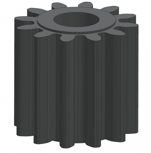ERS 144987, Gear Z=12 M0.4 D=5.6 H=5.6
