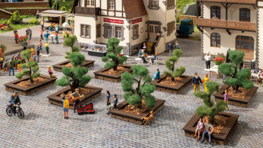 Noch 21546, Zierbüsche, 12 Stück, ca. 4 - 5 cm hoch