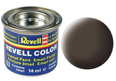 Revell84, leather brown, mat RAL 8027 14 ml-tin