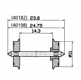 Roco 40198 NEM-Normradsatz