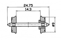 Roco 40266 H0 RP-25-Radsatz