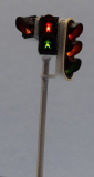 Krois-Modell 1005A, Traffic lights, red / yellow / green SG300, pedestrian red / green, yellow caution Austria Krois-Modell 1005A, Traffic lights, red / yellow / green SG300, pedestrian red / green, yellow caution Austria