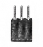 Krois-Modell Car-System 3008, 3-pin socket strip, pitch 1.27mm, 2 pieces