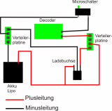 Krois-Modell 3000, Microschalter mit Platine Krois-Modell 3000, Microschalter mit Platine