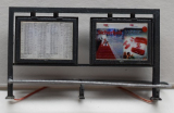 Krois-Modell KM6040, 1x ÖBB-Infotafel beleuchtet Krois-Modell KM6040, 1x ÖBB-Infotafel beleuchtet