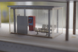 LaserCraft 91-319, ÖBB Wartekoje für bestehende Bahnsteigdächer LaserCraft 91-319, ÖBB Wartekoje für bestehende Bahnsteigdächer