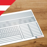 Mobax AU-W-03-N, Linien-Set #2 weiß (AU)