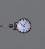 Krois-Modell 6061, ÖBB platform clock illuminated for wall mounting. Krois-Modell 6061, ÖBB platform clock illuminated for wall mounting.