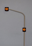 Krois Model 1117A, 3x SG300, pedestrian traffic light, yellow caution lamp, left-hand arm, Austria Krois Model 1117A, 3x SG300, pedestrian traffic light, yellow caution lamp, left-hand arm, Austria