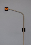 Krois Model 1118A, 3x SG300, pedestrian traffic light with yellow caution lamp, right-hand arm, Austria