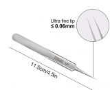 LaserCraft 00-056, Stainless steel tweezers, milia knife, fine technical tweezers