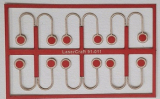 LaserCraft 91-011 ÖBB End of Train Signals Scale H0 12 Pieces