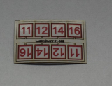 LaserCraft 91-352 ÖBB Geschwindigkeitstafeln Spur H0 8 Stück LaserCraft 91-352 ÖBB Geschwindigkeitstafeln Spur H0 8 Stück