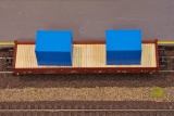 LaserCraft 91-090 Helle Bodenplatten für 2-achsige Rungenwagen LaserCraft 91-090 Helle Bodenplatten für 2-achsige Rungenwagen