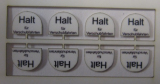LaserCraft 92-354 Tafel Halt für Verschubfahrten