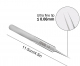 LaserCraft 00-056, Stainless steel tweezers, milia knife, fine technical tweezers