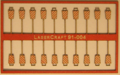 LaserCraft 91-005 SBB Zugschlusssignale Spur H0 20 Stück