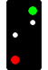 Krois-Modell Hauptsignal 2-begriffig mit Verschubsignal, Spur N