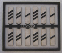 LaserCraft 92-384 Abstandstafel Spur TT 4 Stück