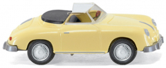 Wiking 016040, Porsche 356 cabriolet - yellow