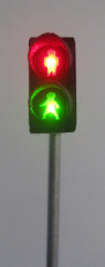 Krois-Modell 1104PL, pedestrian traffic lights poles red / green, SG300, 1 piece