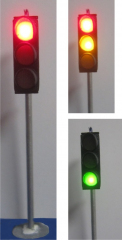 Krois-Modell 1001B, Verkehrsampel, rot/gelb/grün SG300, 1 Stück, Belgien