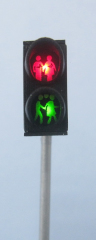 Krois-Modell 12113 pedestrian traffic lights Straight Man-Woman, scale 1:43,5