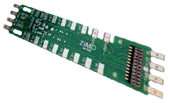 Zimo ADAPUS, Adapter-Platine für US-Modelle (Athearn, Kato, u.v.a..), 71x19x3,5mm