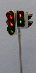 Krois-Modell 1008A, Verkehrsampel, rot/gelb/grün SG300, 2x Füßgänger Austria