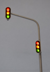 Krois-Modell 1014A, 2x traffic lights, red / yellow / green SG300, left outrigger,  Austria
