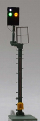 Krois-Modell KS1002, KS-Vorsignal 1:120 links, Verkürzter Abstand des Bremsweges