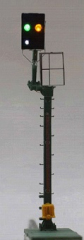 Krois-Modell KS1005, KS-Vorsignal 1:120 links, mit Vorsignalwiederholer