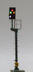 Krois-Modell KS1015, KS multi-span signal 1: 120 on the left, with pre-signal repeater