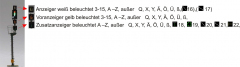 Krois-Modell KS1021, KS-Mehrabschnittsignal 1:120 links, mit Verschubsignal