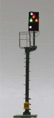 Krois-Modell KS1032, KS multi-section signal 1: 120 right, shortened braking distance, with pre-signal repeater